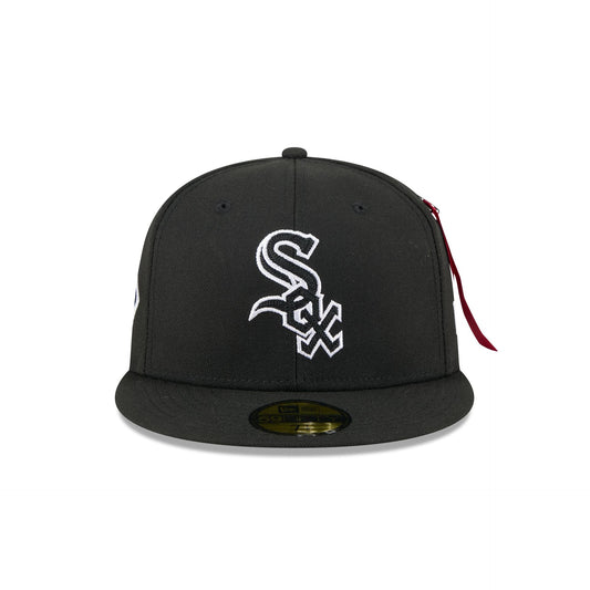 Alpha Industries x Chicago White Sox Black 59FIFTY Fitted Hat