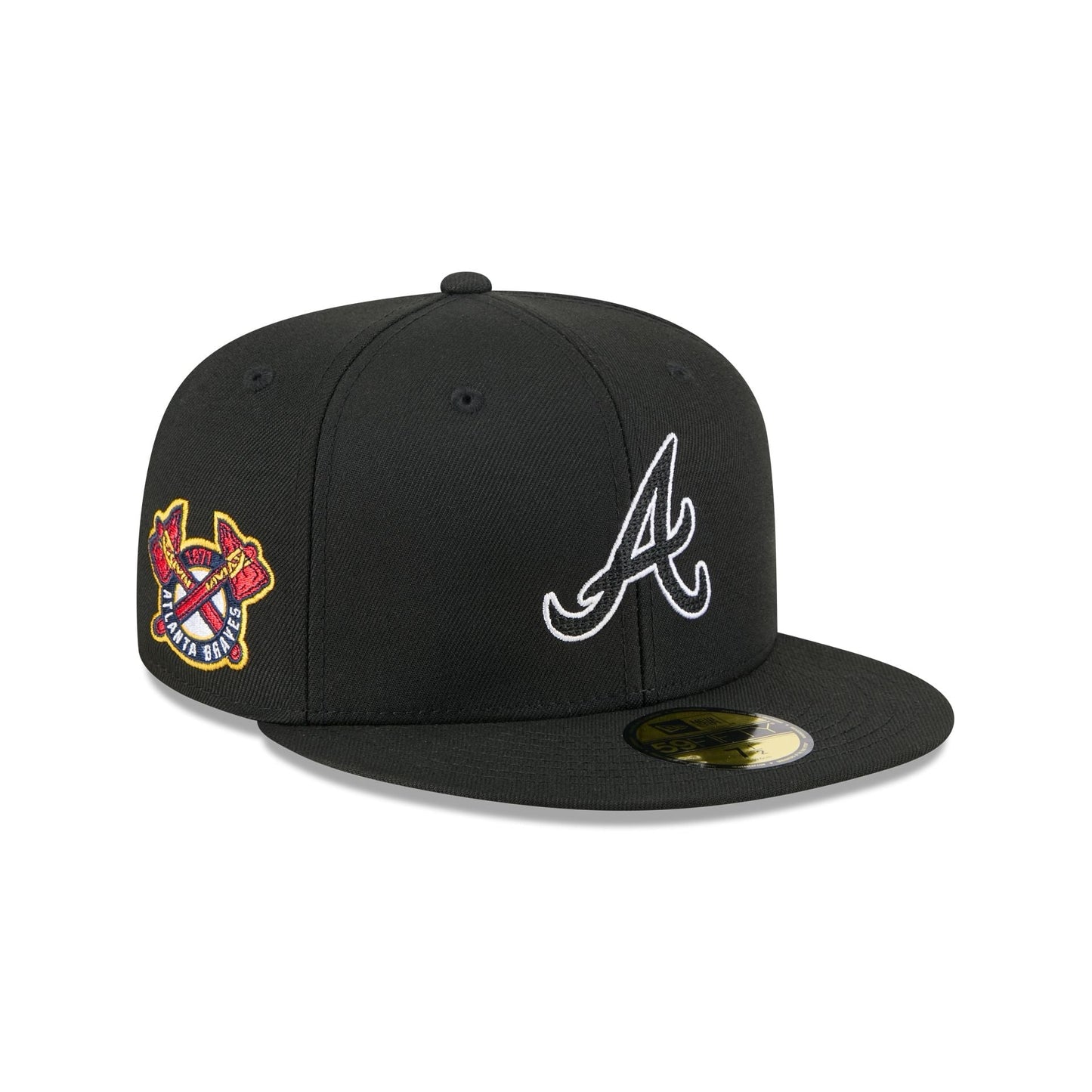 Alpha Industries x Atlanta Braves Black 59FIFTY Fitted Hat